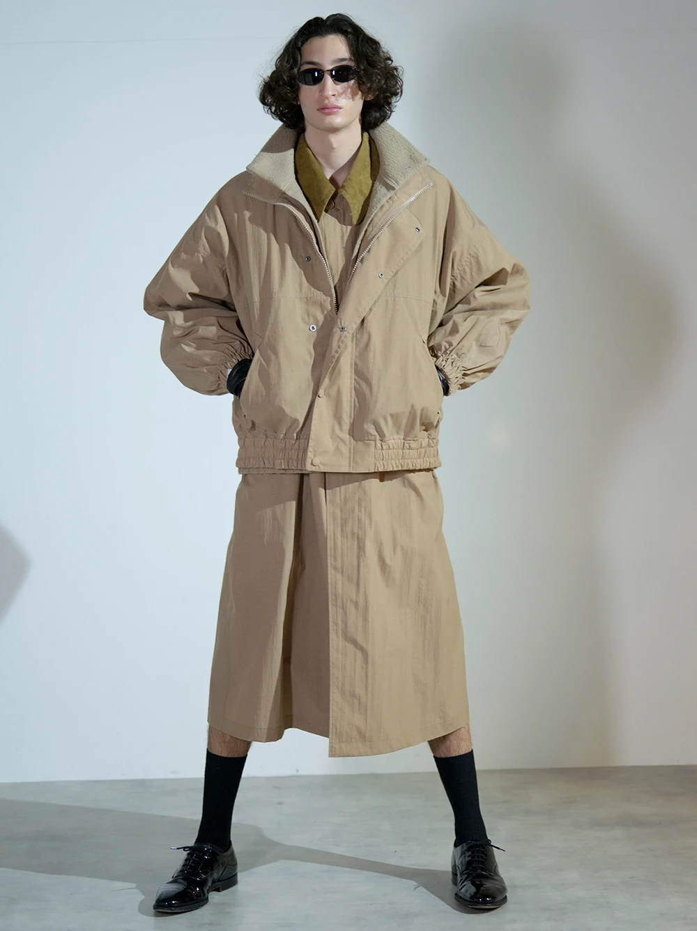 CARRENTAGEカレンタージュ薔薇模様シャツvonique inscrire CARRENTAGE